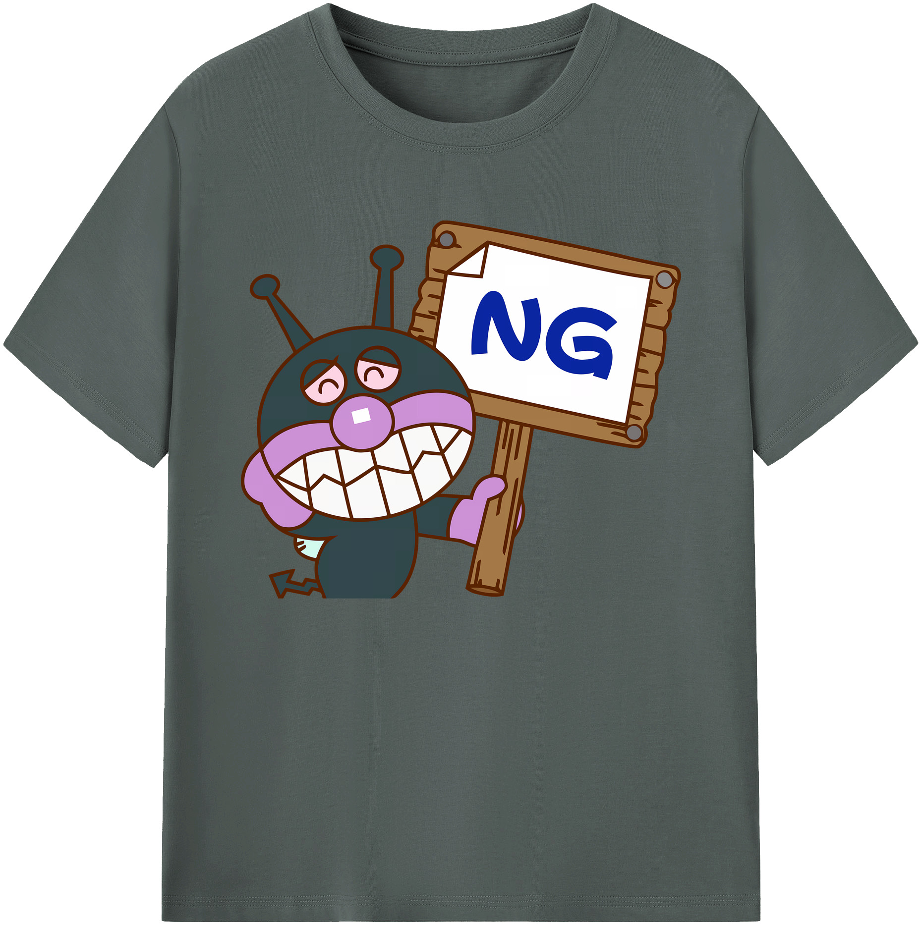 （画像用） アンパンマン Anpanman 綿100％ メンズ半袖Tシャツ｜肌触りやわらか＆通気性